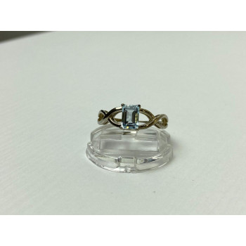 Sky Jewelry Серебряное Кольцо с камнем Голубая Шпинель 925 проба