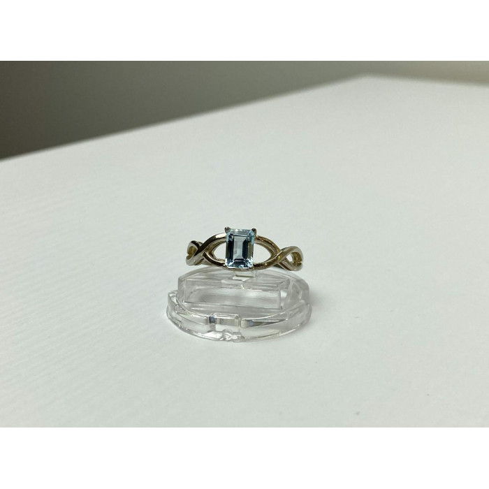 Sky Jewelry Серебряное Кольцо с камнем Голубая Шпинель 925 проба