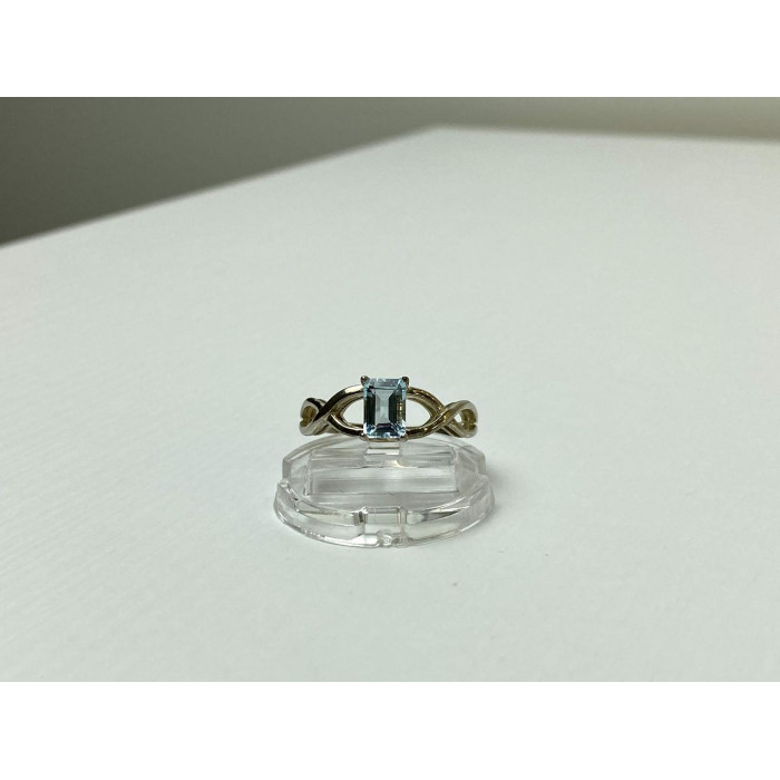 Sky Jewelry Серебряное Кольцо с камнем Голубая Шпинель 925 проба