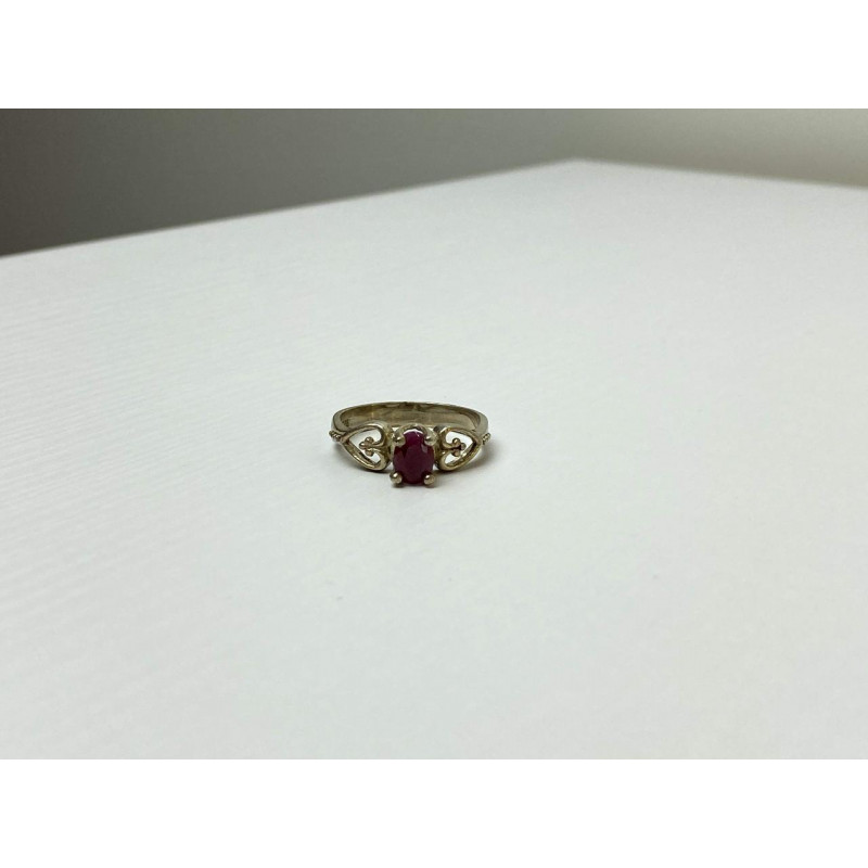 Sky Jewelry Винтажное Серебряное кольцо с Рубином  925 проба