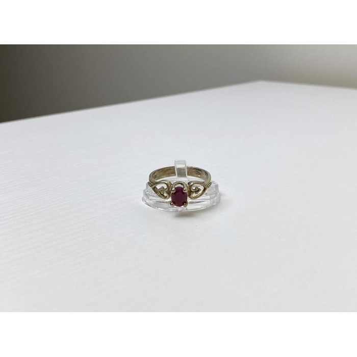 Sky Jewelry Винтажное Серебряное кольцо с Рубином  925 проба