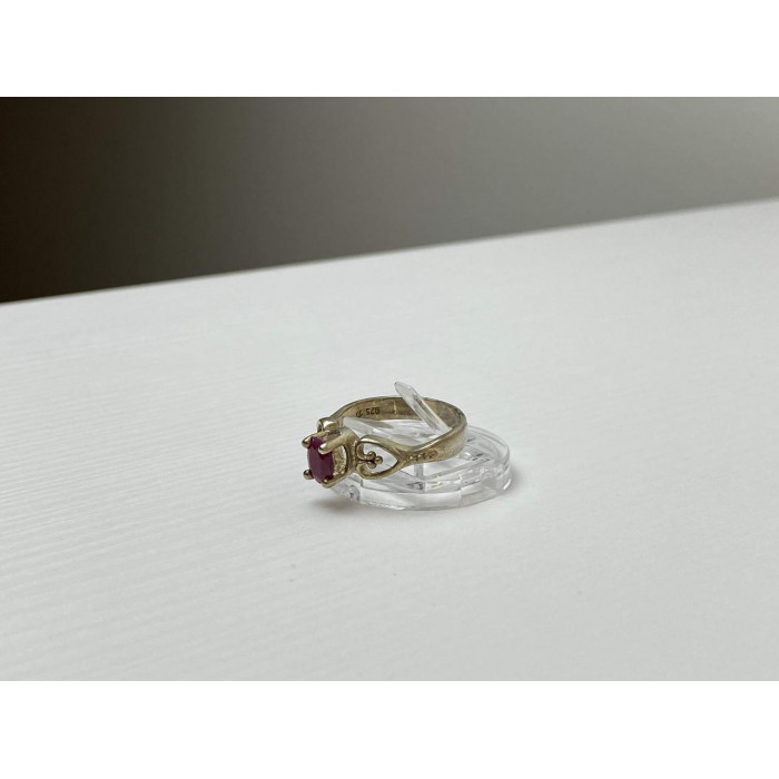 Sky Jewelry Винтажное Серебряное кольцо с Рубином  925 проба