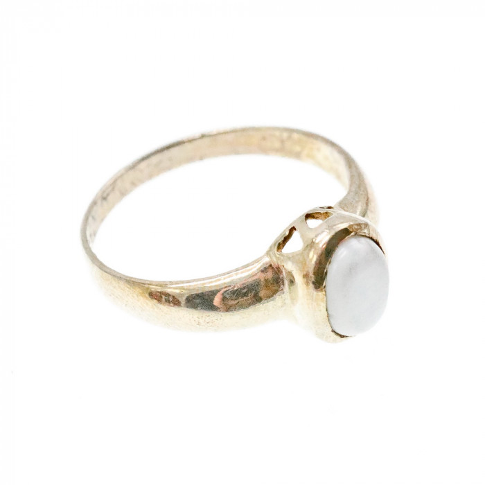 Sky Jewelry Винтажное Серебряное кольцо с Лунным Камнем