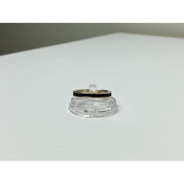 Sky Jewelry Серебряное Кольцо с фиолетовыми Фианитами 925 проба