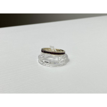 Sky Jewelry Серебряное Кольцо с фиолетовыми Фианитами 925 проба