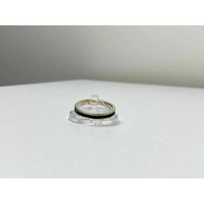 Sky Jewelry Серебряное Кольцо с фиолетовыми Фианитами 925 проба
