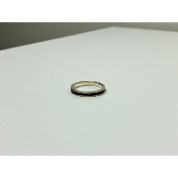 Sky Jewelry Серебряное Кольцо с фиолетовыми Фианитами 925 проба