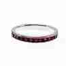 Sky Jewelry Серебряное Кольцо с фиолетовыми Фианитами 925 проба