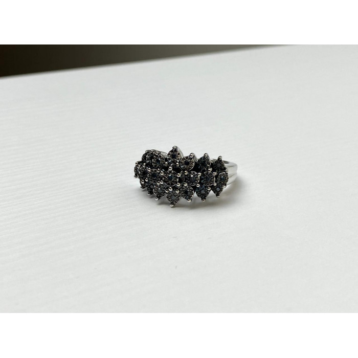 Sky Jewelry Серебряное Кольцо с камнями  Шпинель 925 проба