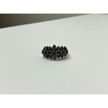 Sky Jewelry Серебряное Кольцо с камнями  Шпинель 925 проба