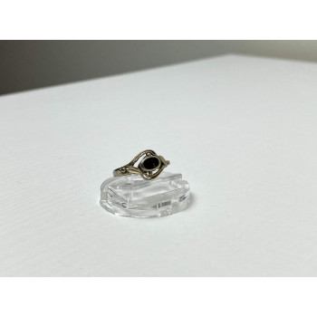 Sky Jewelry Винтажное Серебряное Кольцо с Черным Ониксом