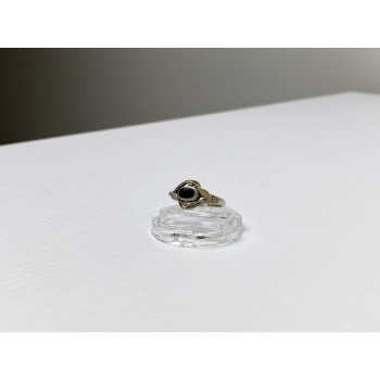 Sky Jewelry Винтажное Серебряное Кольцо с Черным Ониксом