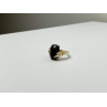Sky Jewelry Серебряное Кольцо со вставками из позолоты с Черным Ониксом