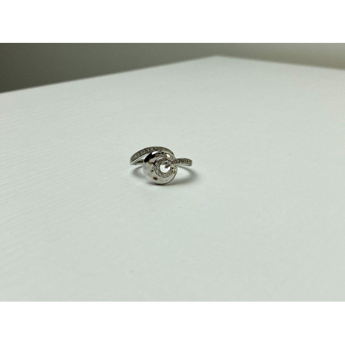 Sky Jewelry Стильное Серебряное  Кольцо с Фианитами 925 проба