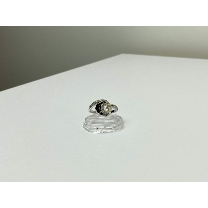 Sky Jewelry Стильное Серебряное  Кольцо с Фианитами 925 проба