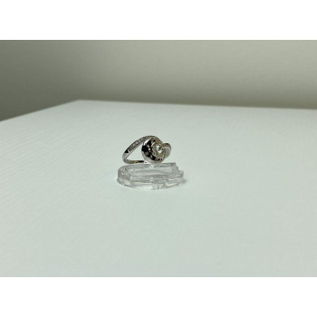 Sky Jewelry Стильное Серебряное  Кольцо с Фианитами 925 проба