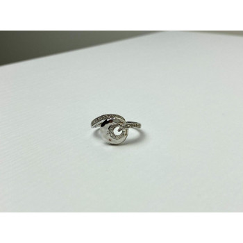 Sky Jewelry Стильное Серебряное  Кольцо с Фианитами 925 проба