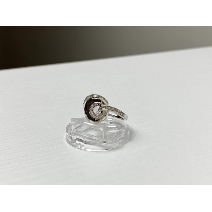 Sky Jewelry Стильное Серебряное  Кольцо с Фианитами 925 проба