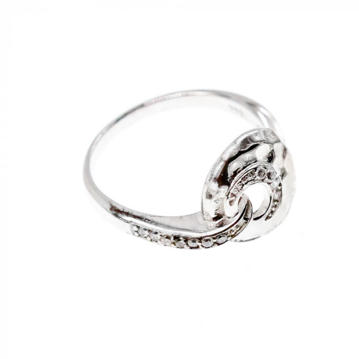 Sky Jewelry Стильное Серебряное  Кольцо с Фианитами 925 проба