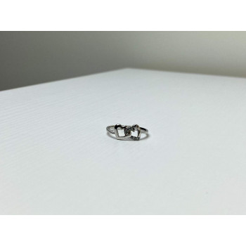 Sky Jewelry Серебряное Кольцо с камнями Аквамарин   *Сердца*