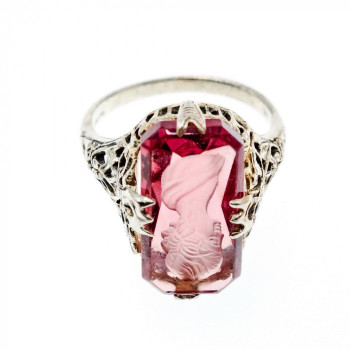 Sky Jewelry Серебряное Кольцо Камея