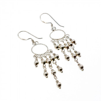 Sky Jewelry Серебряные серьги Эксклюзив