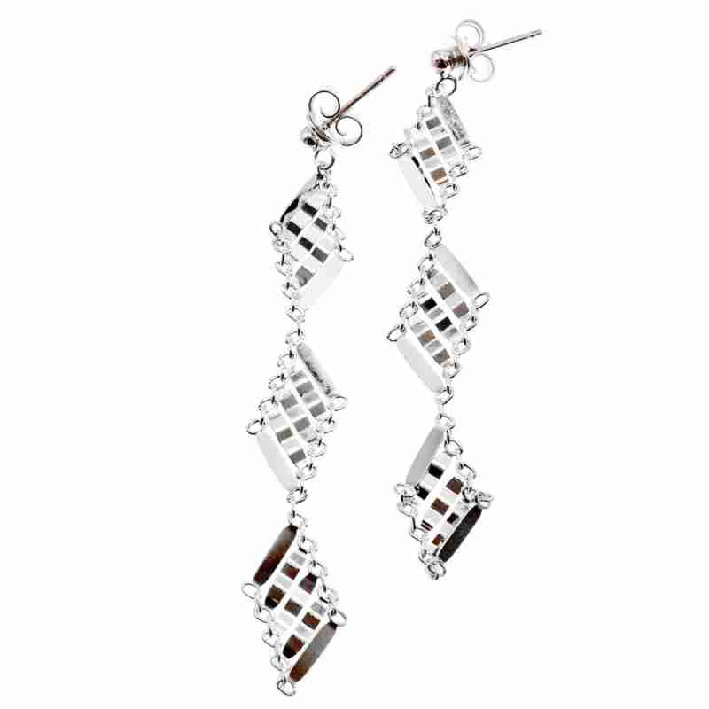 Sky Jewelry Серебряные серьги Роскошь