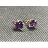 Sky Jewelry Серьги серебро 925 пробы (позолота) с фианитом