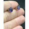 Sky Jewelry Серьги серебро 925 пробы (позолота) с фианитом