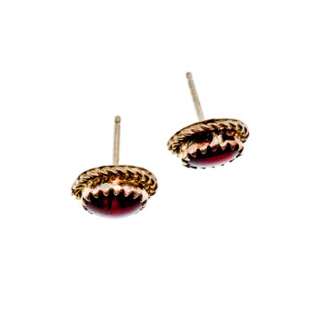 Sky Jewelry Серебряные серьги-гвоздики с Агатом