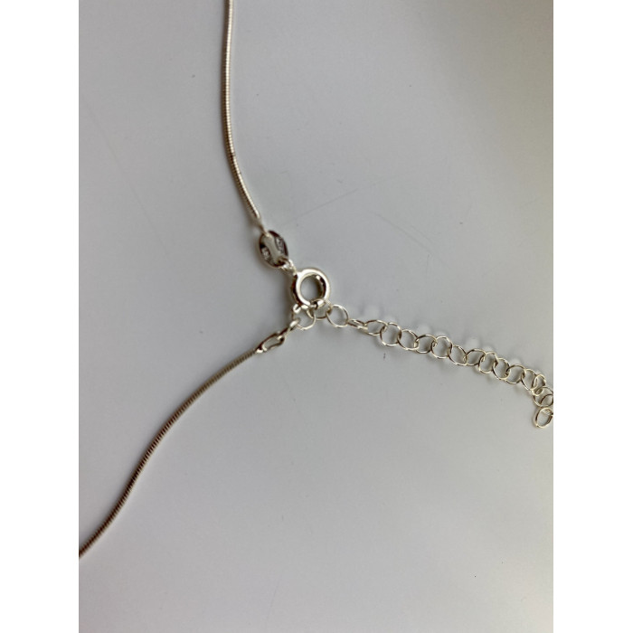 Sky Jewelry Серебряная цепочка с кулоном ювелирное стекло