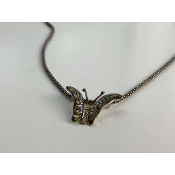 Sky Jewelry Серебряная цепочка с кулоном галиотис Бабочка
