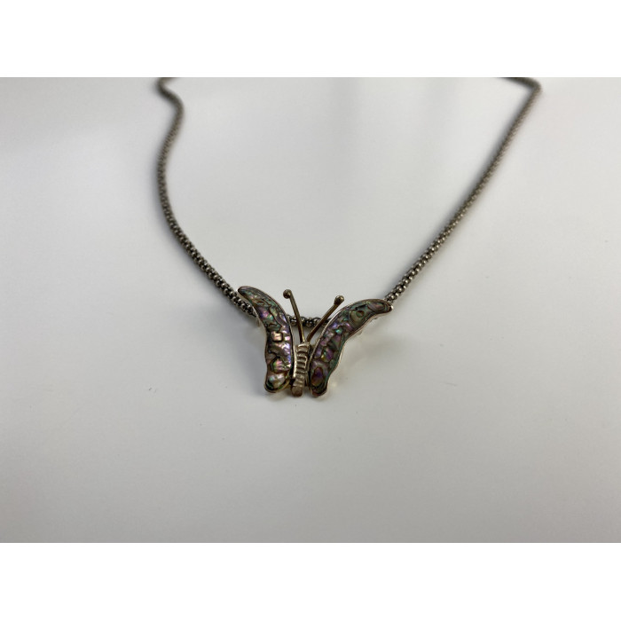 Sky Jewelry Серебряная цепочка с кулоном галиотис Бабочка