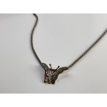 Sky Jewelry Серебряная цепочка с кулоном галиотис Бабочка