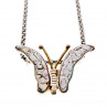 Sky Jewelry Серебряная цепочка с кулоном галиотис Бабочка