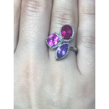 Sky Jewelry Кольцо серебро 925 пробы с натуральными камнями