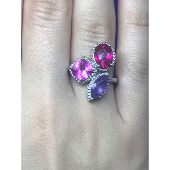 Sky Jewelry Кольцо серебро 925 пробы с натуральными камнями