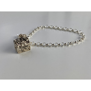 Sky Jewelry Серебряный браслет 925 пробы Italy Сундучок