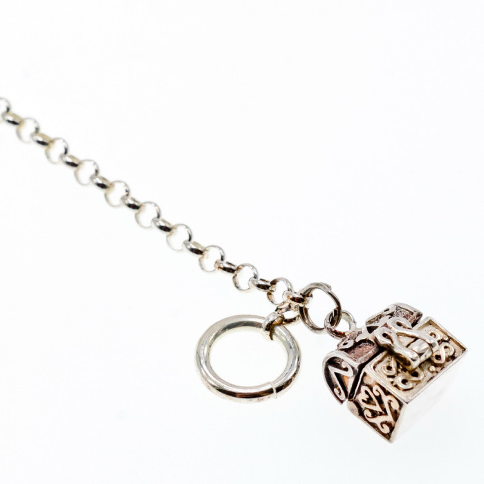 Sky Jewelry Серебряный браслет 925 пробы Italy Сундучок