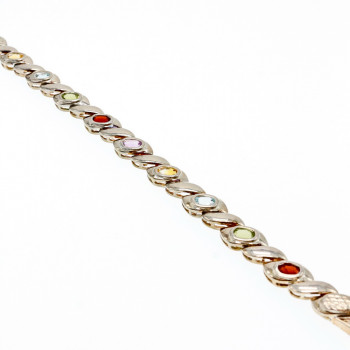 Sky Jewelry Серебряный браслет с натуральными камнями