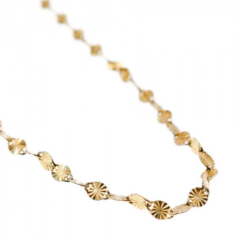 Sky Jewelry Серебряная цепочка ожерелье в позолоте  Italy