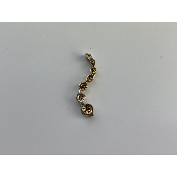 Sky Jewelry Серебряный кулон с бриллиантом