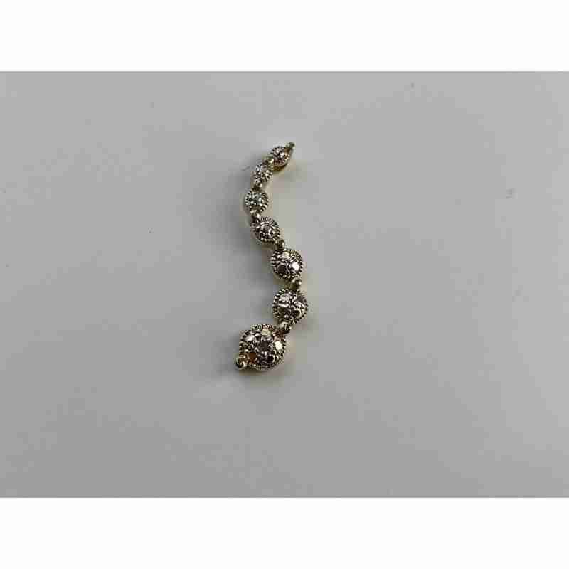 Sky Jewelry Серебряный кулон с бриллиантом