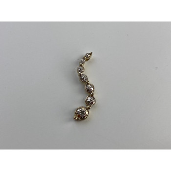 Sky Jewelry Серебряный кулон с бриллиантом