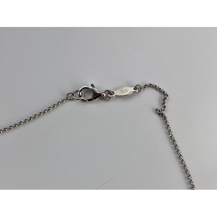 Sky Jewelry Серебряная цепочка с кулоном фианиты Изображение человека