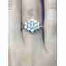 Sky Jewelry Серебро 925 пробы кольцо с фианитом