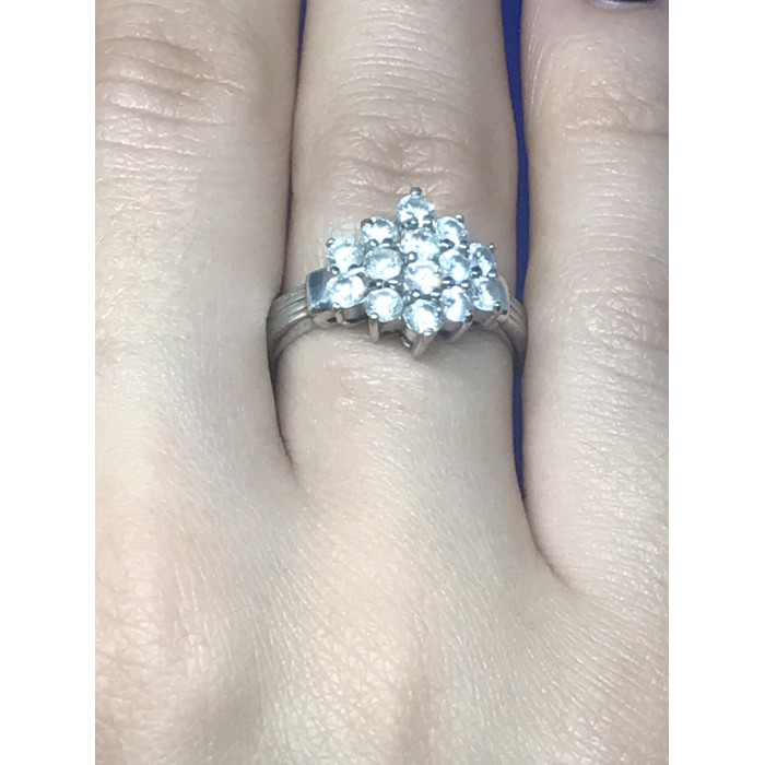 Sky Jewelry Серебро 925 пробы кольцо с фианитом