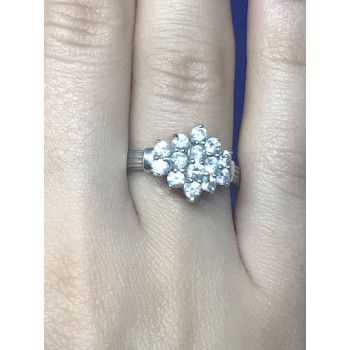 Sky Jewelry Серебро 925 пробы кольцо с фианитом