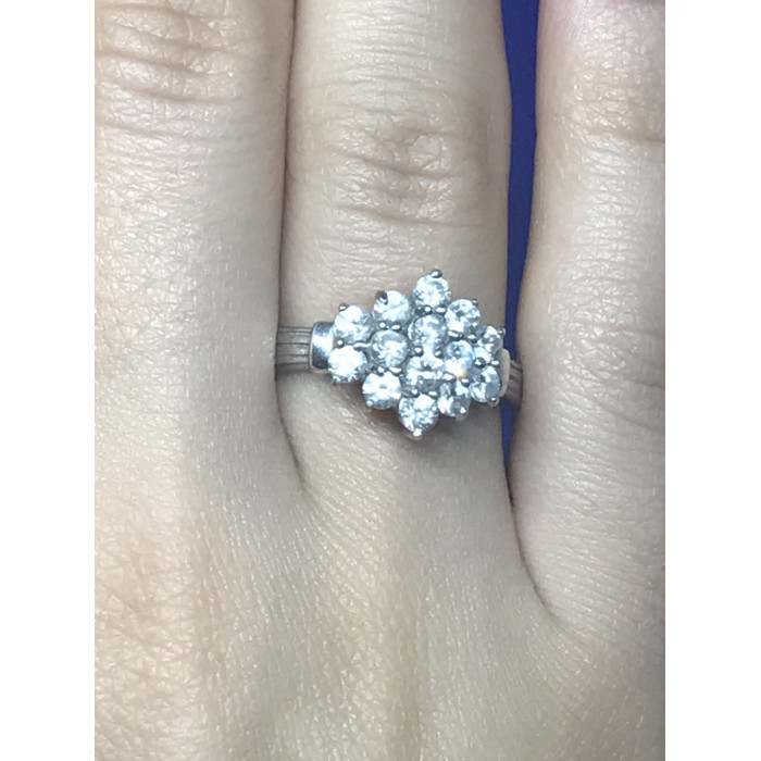 Sky Jewelry Серебро 925 пробы кольцо с фианитом