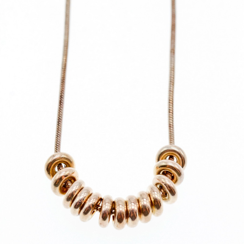 Sky Jewelry Серебряное ожерелье Оригинальность Италия